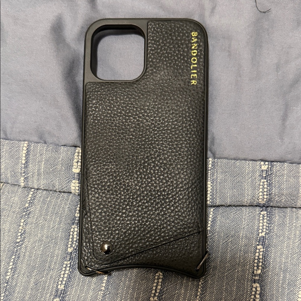 Bandolier Pebbled Black Phone Case